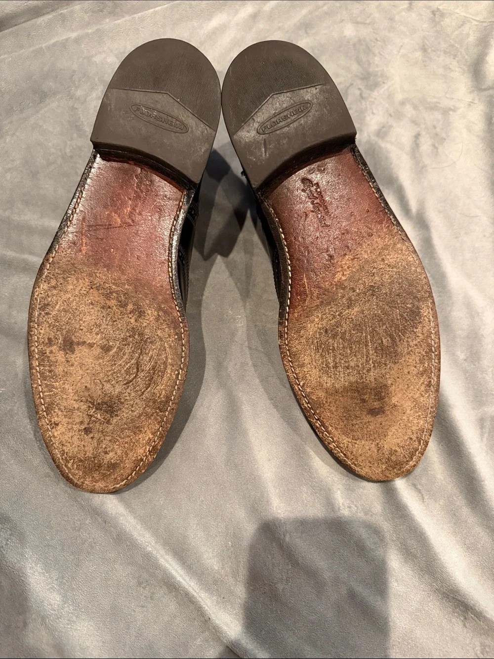 Florsheim Black Leather Wingtip Brogues